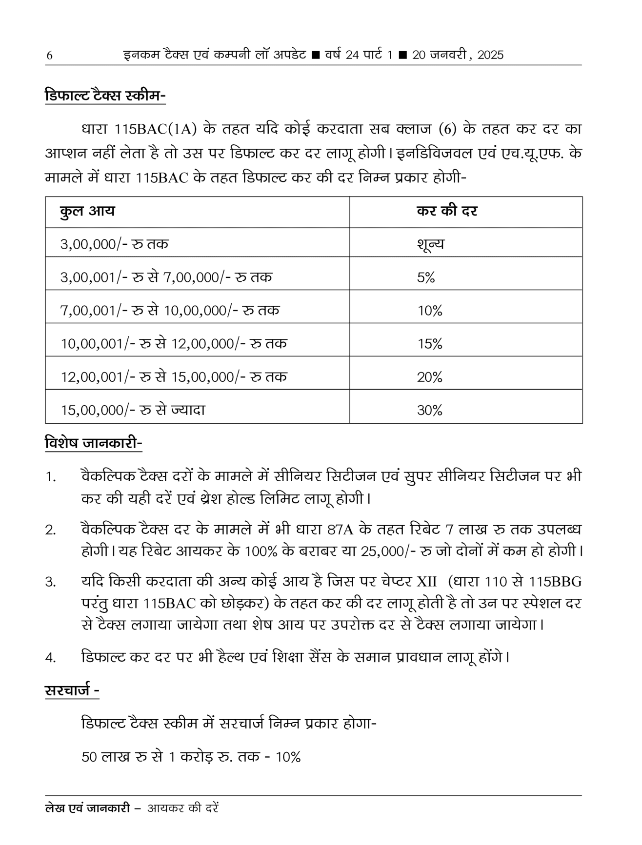 Income-Tax Company Law Update Magazine Page 4